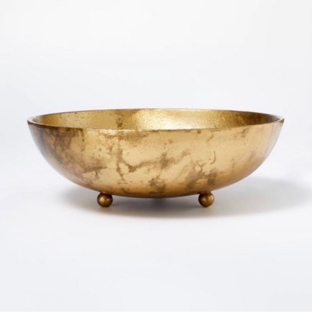 Cast Metal Bowl in Gold- Threshold™ with Studio Mcgee